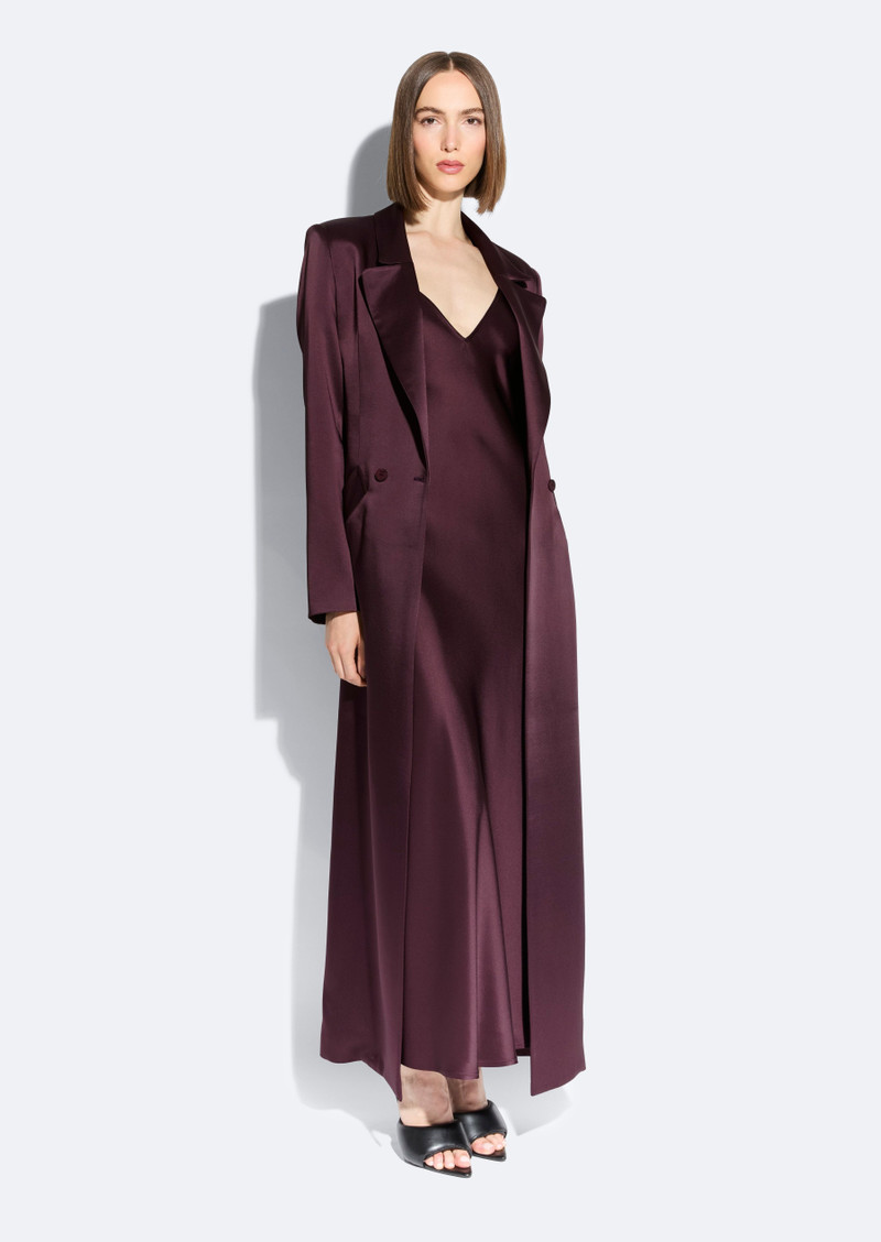 Satin Double Breasted Coat 4