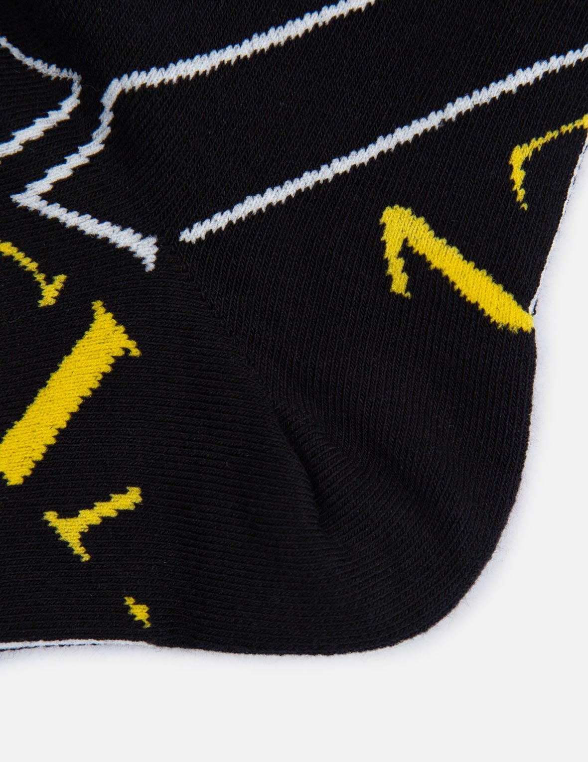 ALLOVER LOGO JACQUARD LONG SOCKS - 1