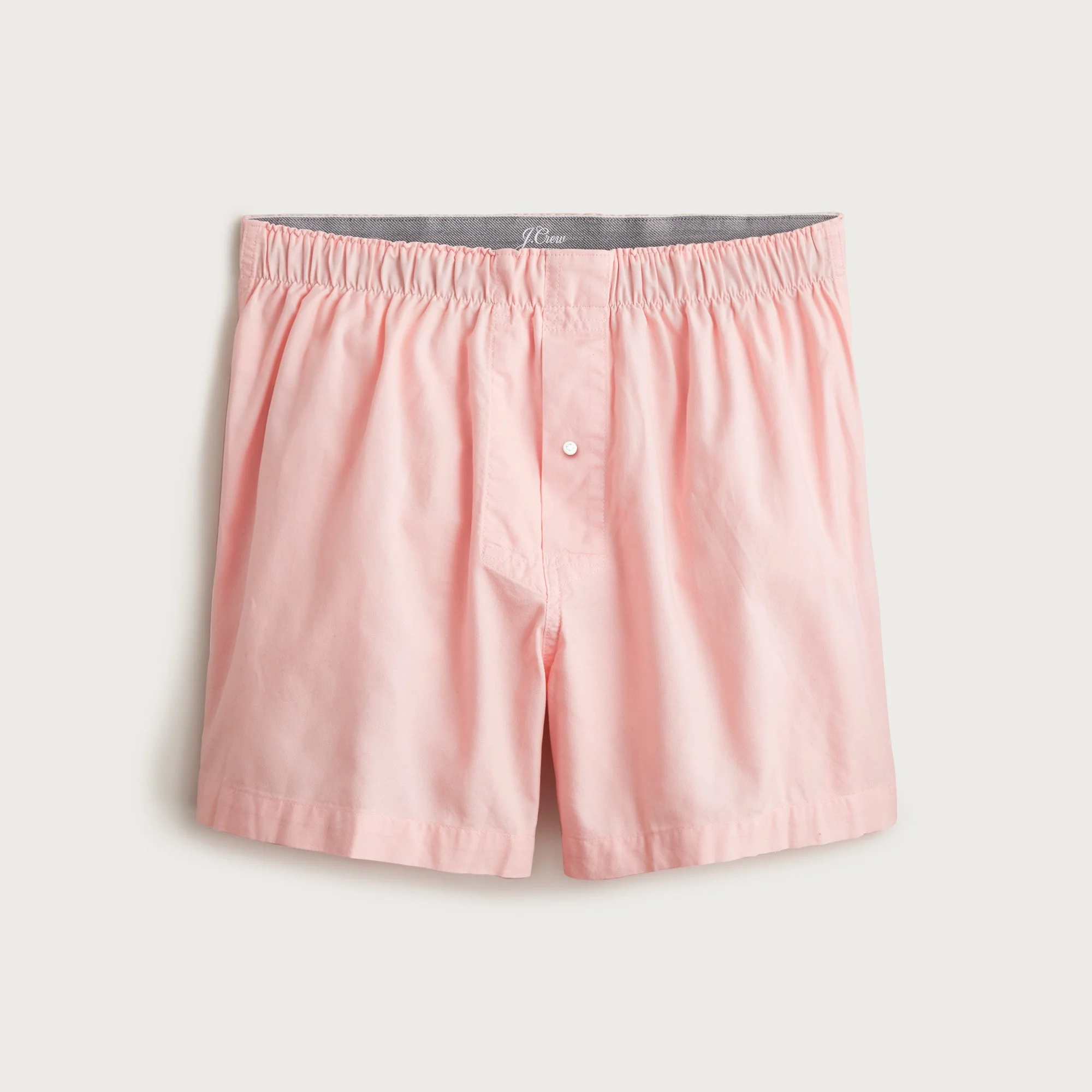 Boxer short in garment-dyed Broken-in organic cotton oxford - 1