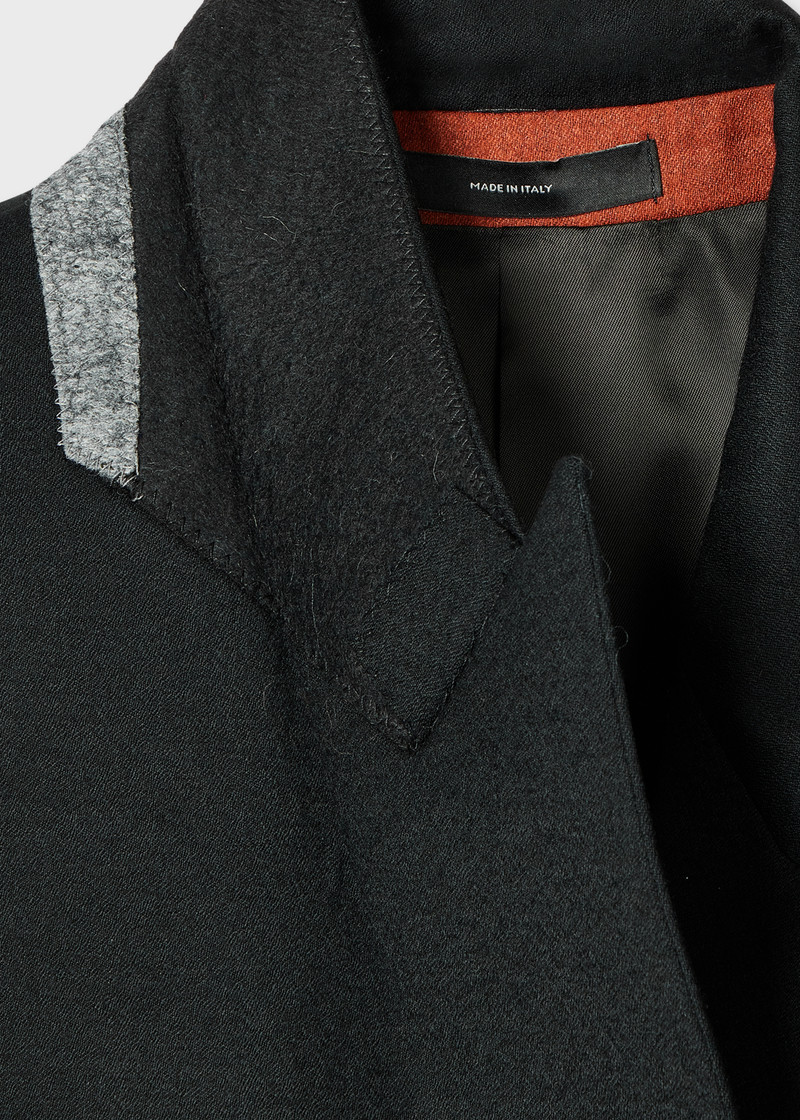 Paul Smith Women's Black Wool-Cashmere Flannel Blazer outlook