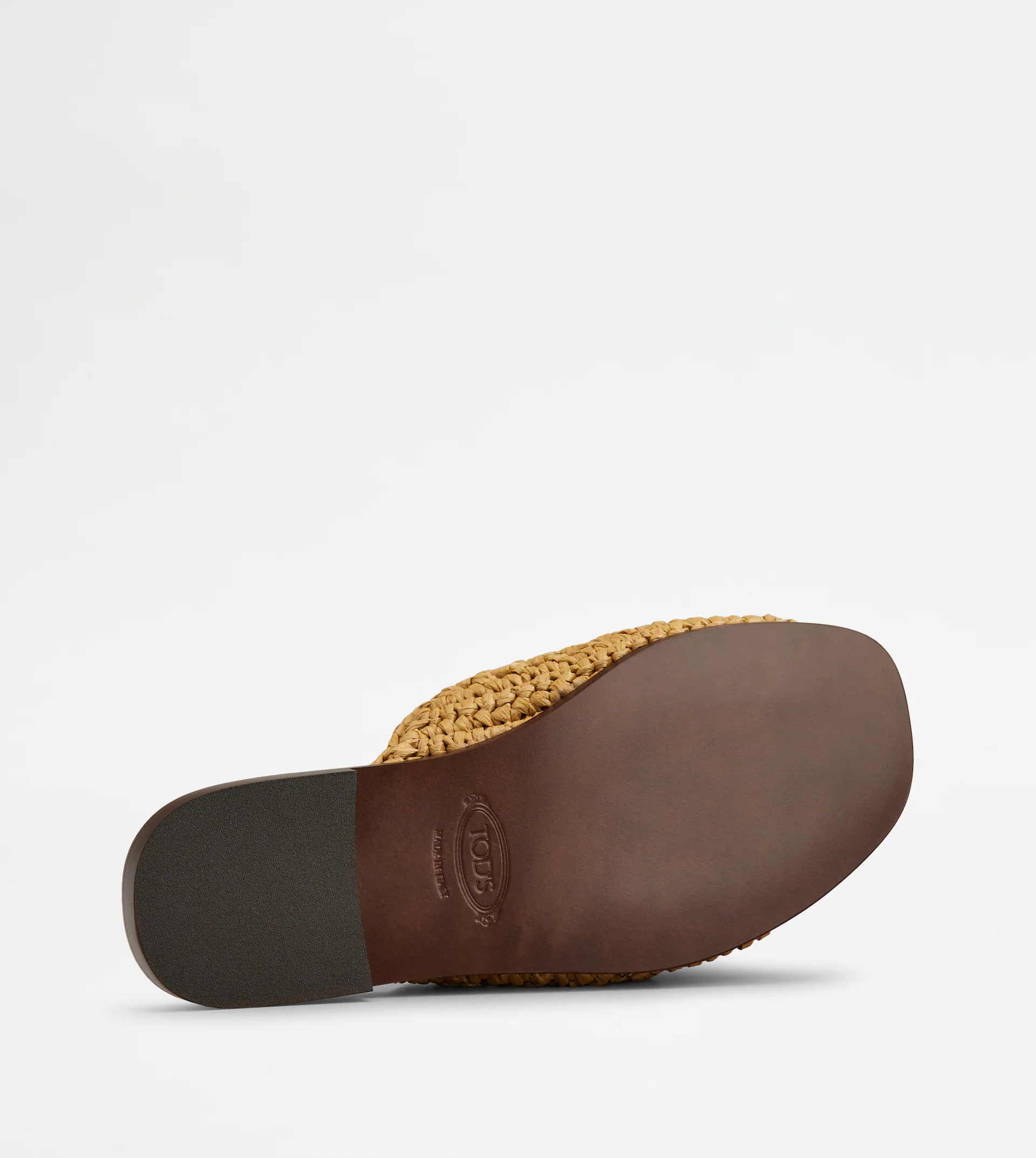 SANDALS IN RAFFIA - BROWN - 4