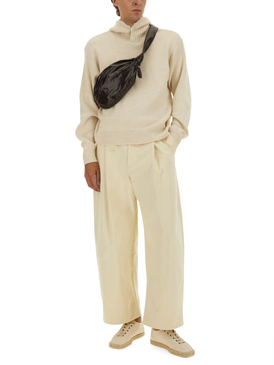 WOOL BLEND HOODED SWEATER - 2