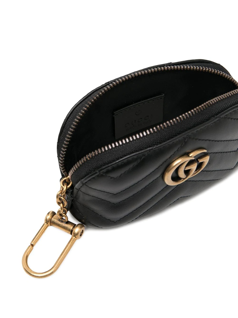 GG Marmont matelassé-chevron key case - 3