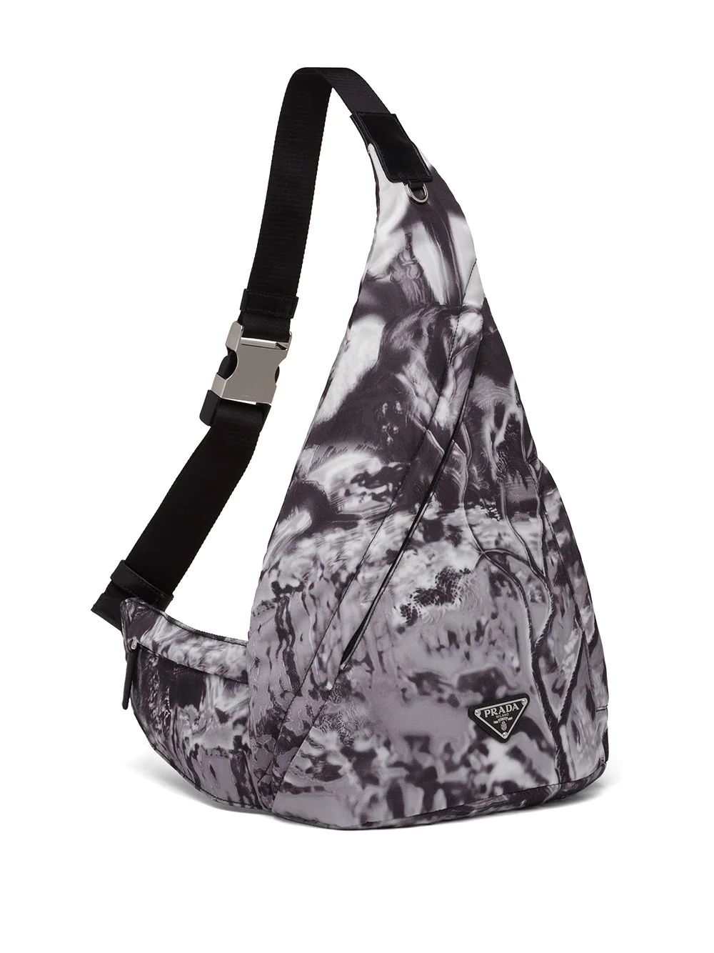 Re-Nylon abstract-print shoulder bag - 4