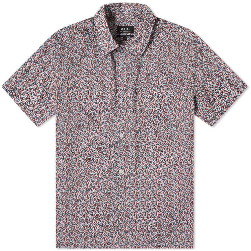 A.P.C. Short Sleeve Cippi Liberty Print Shirt - 1