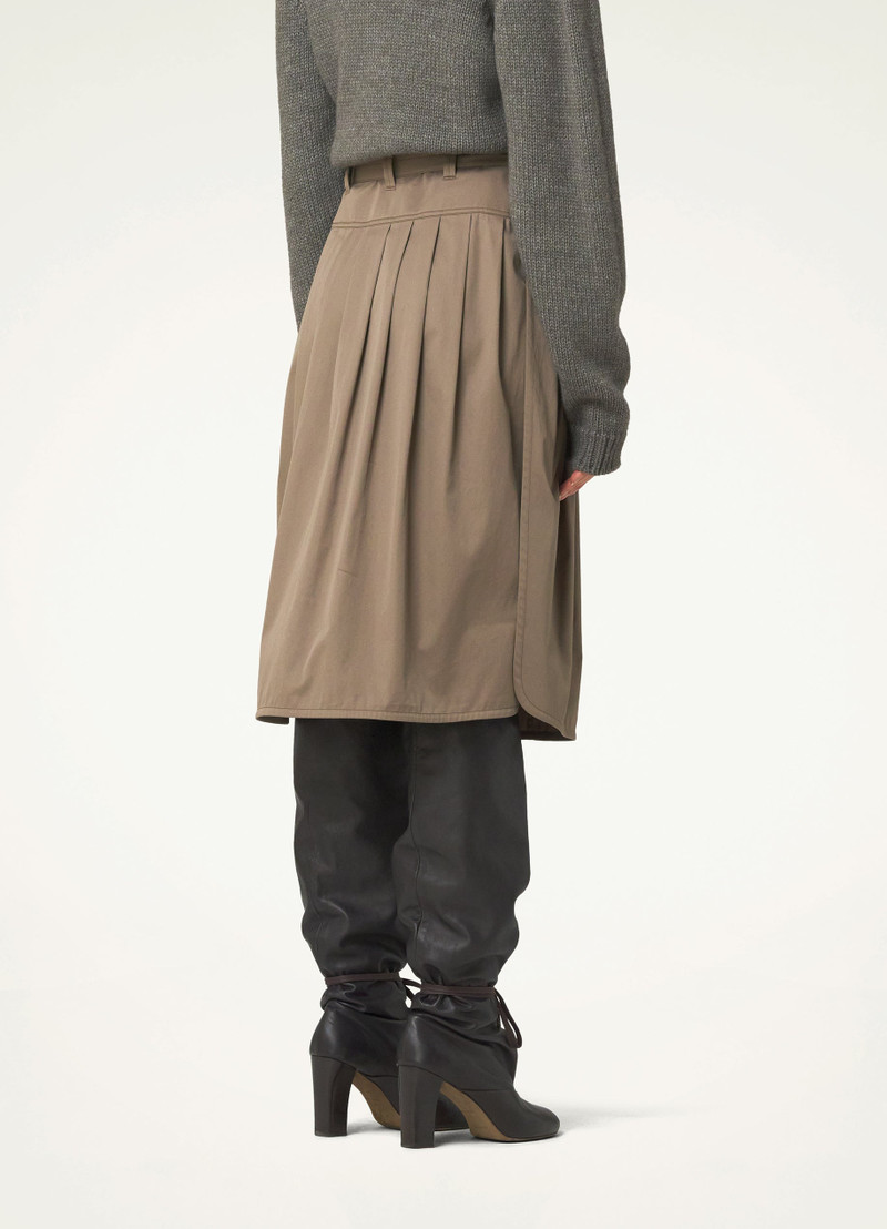 Lemaire PLEATED BELTED SKIRT outlook