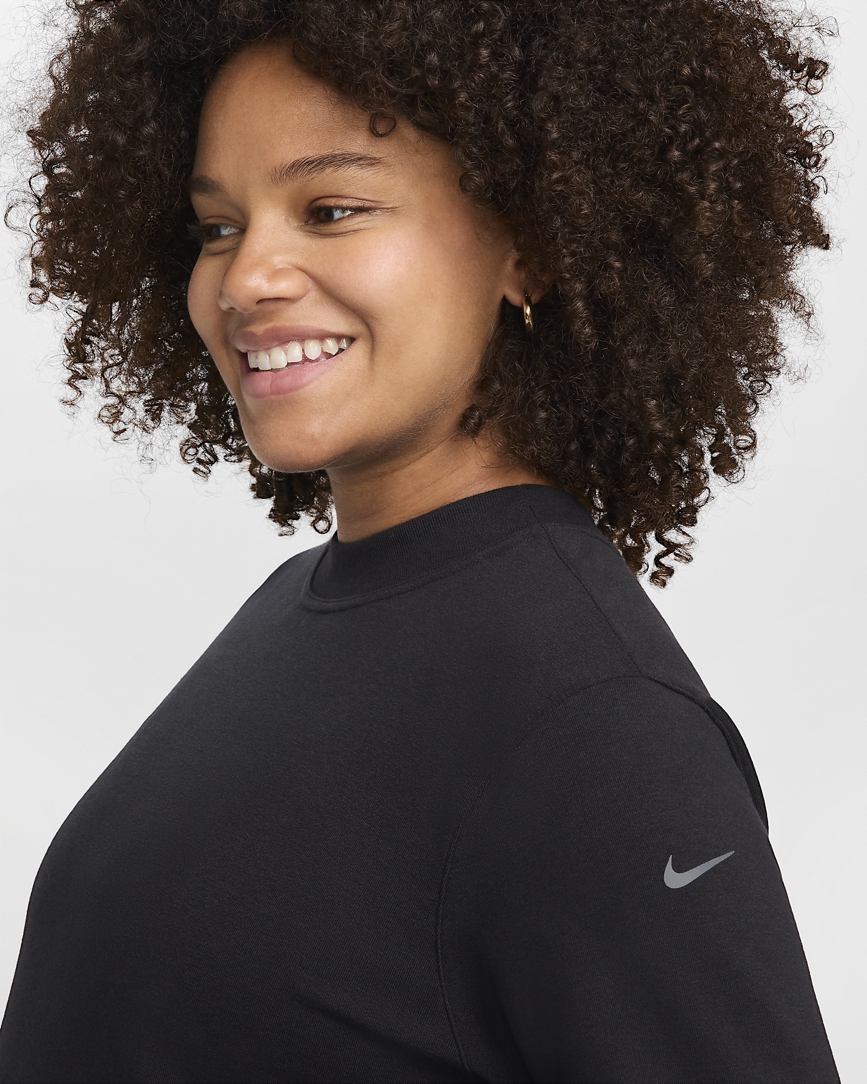 Nike (M) One Women's Reversible French Terry Pullover Top (Maternity) - 3