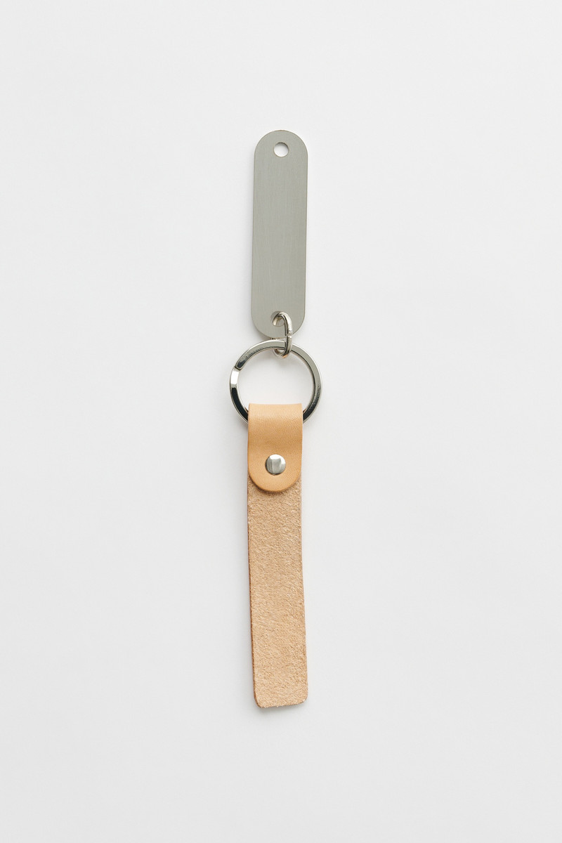 Our Legacy Ring Keyring Naturale Leather outlook