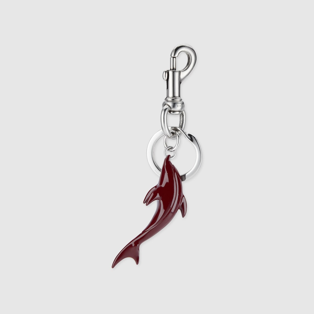 Engraved dolphin keychain charm - 4