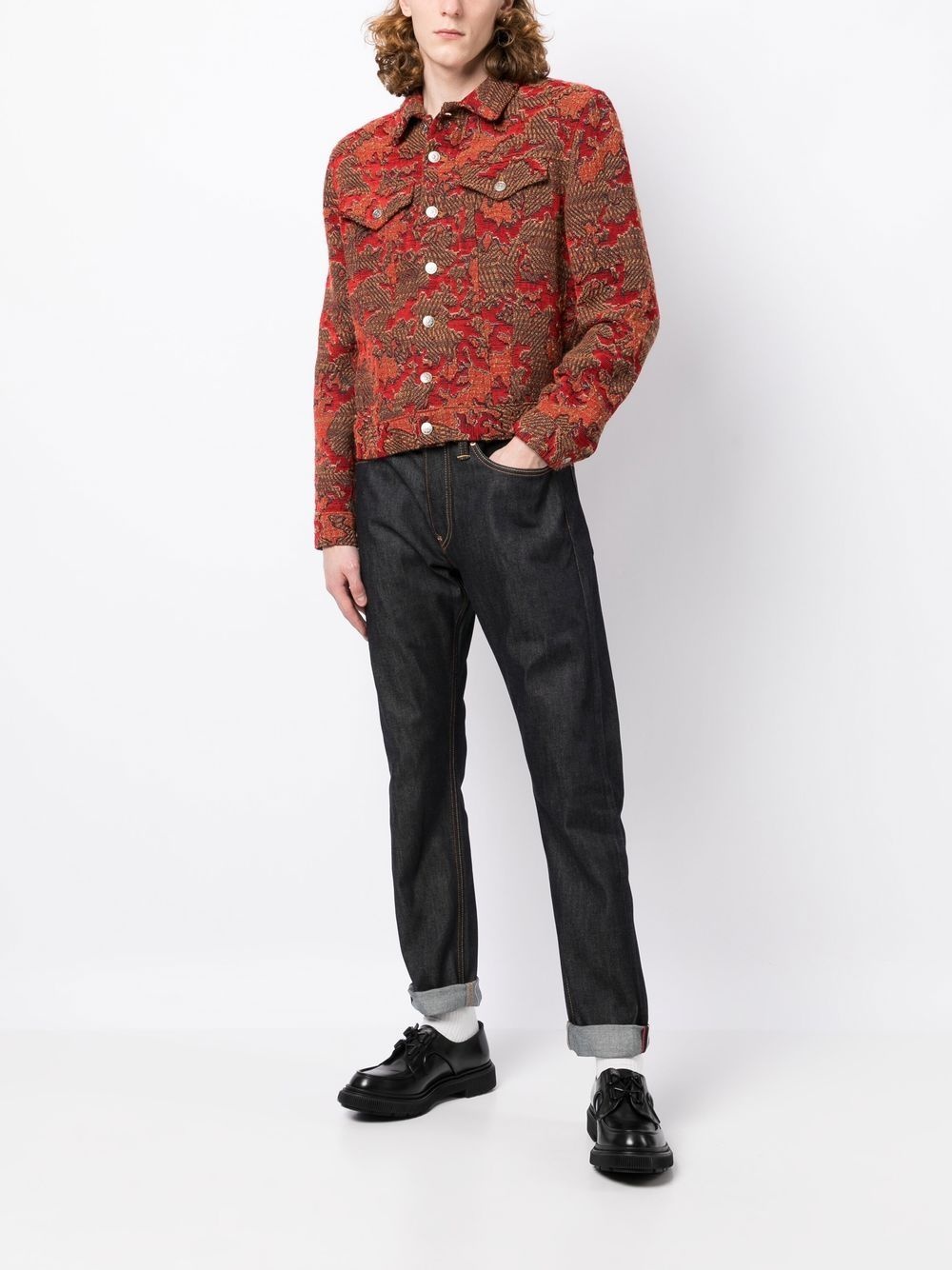 low-rise slim-cut jeans - 2