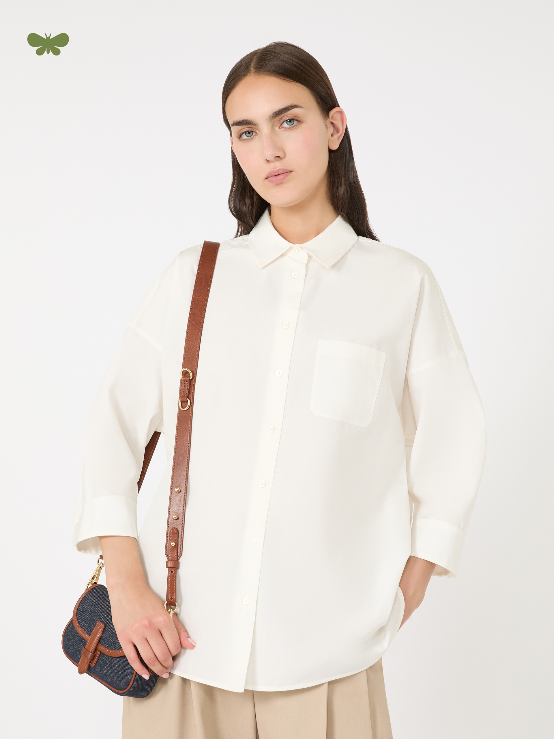 GIRALDA Flared poplin shirt - 5