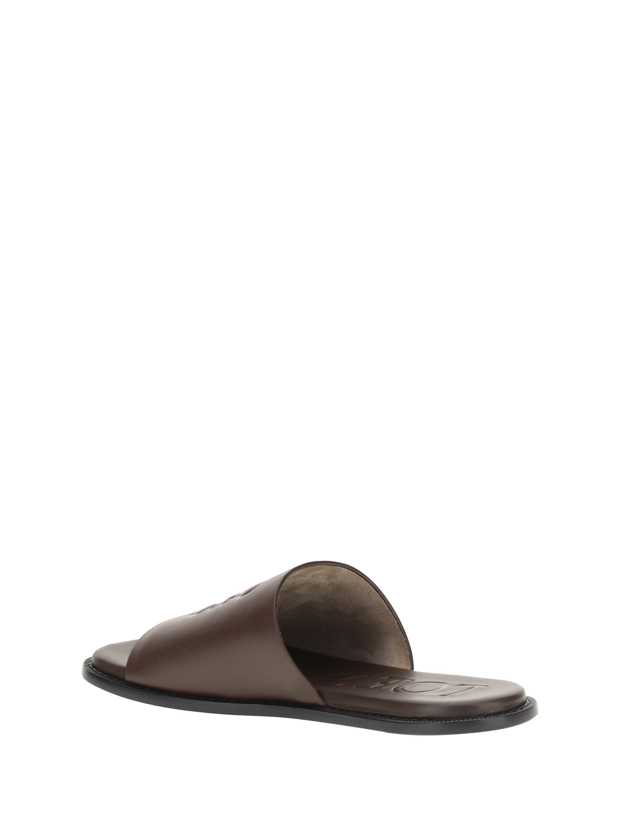 Loewe Men Slide Anagram Flex Sandals - 3