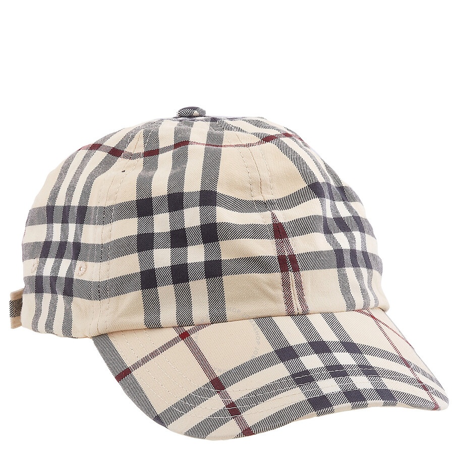 Burberry Archive Plaid-Check Cotton Baseball Cap - 4