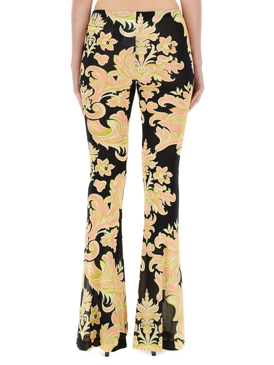 Etro Women Printed Jersey Pants - 4