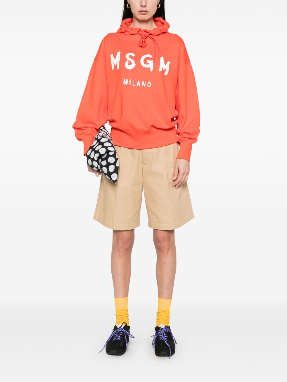 logo-print hoodie - 2