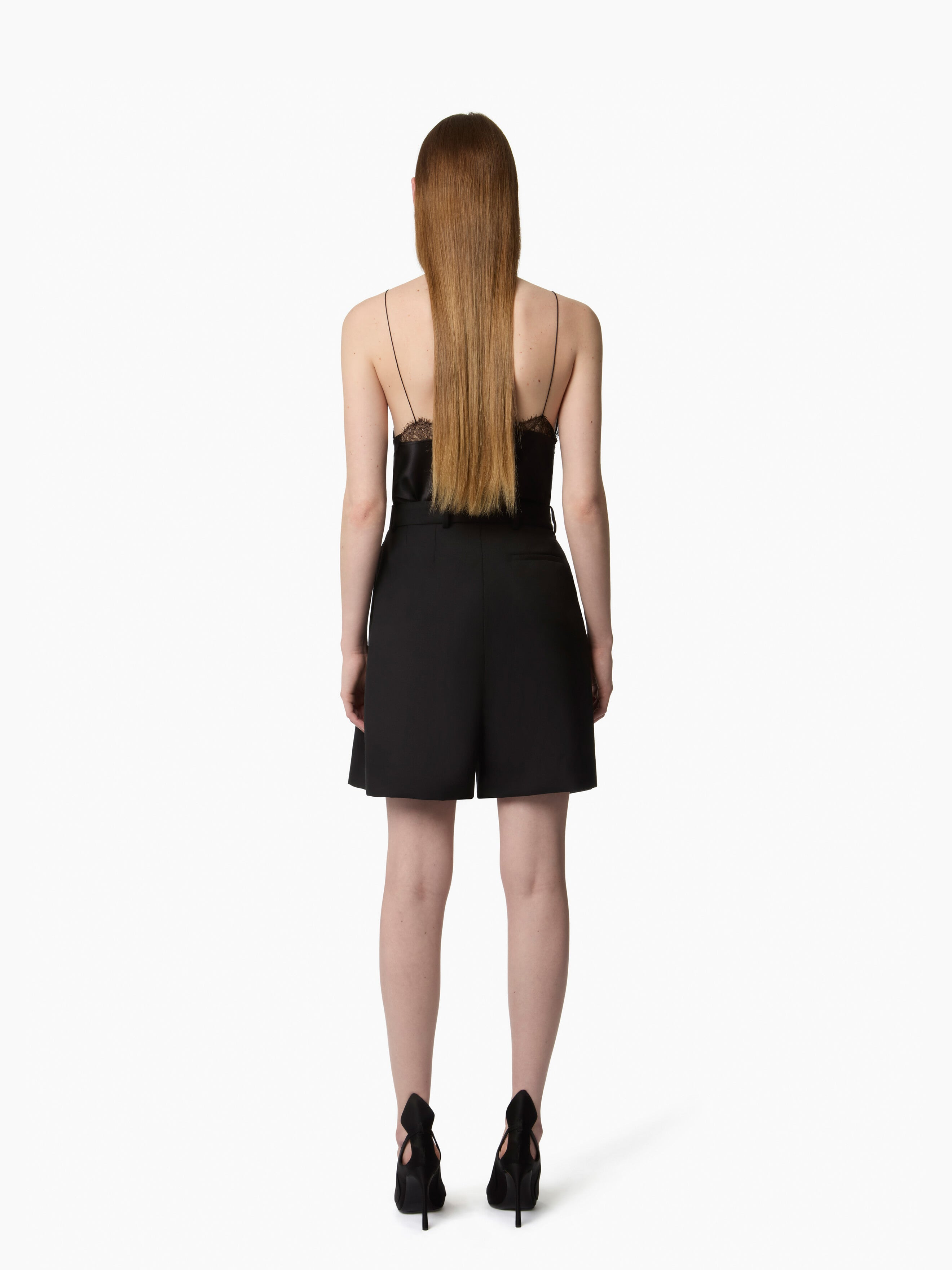 Black Highwaisted Shorts - 4
