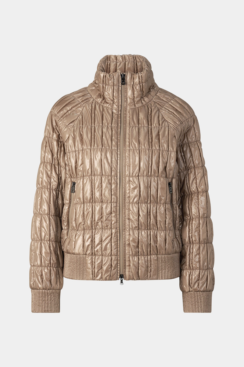 Sherry quilted jacket in Camel 1