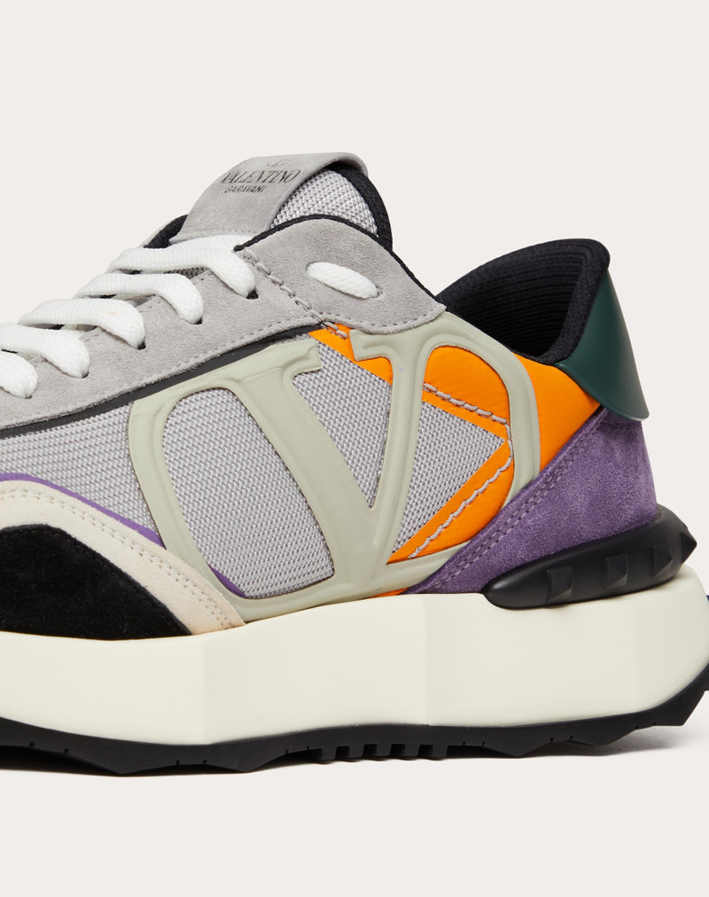 NETRUNNER FABRIC AND SUEDE SNEAKER 5