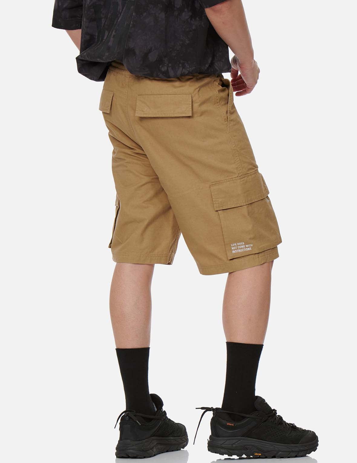 Pigment Washed Cargo Shorts - 4