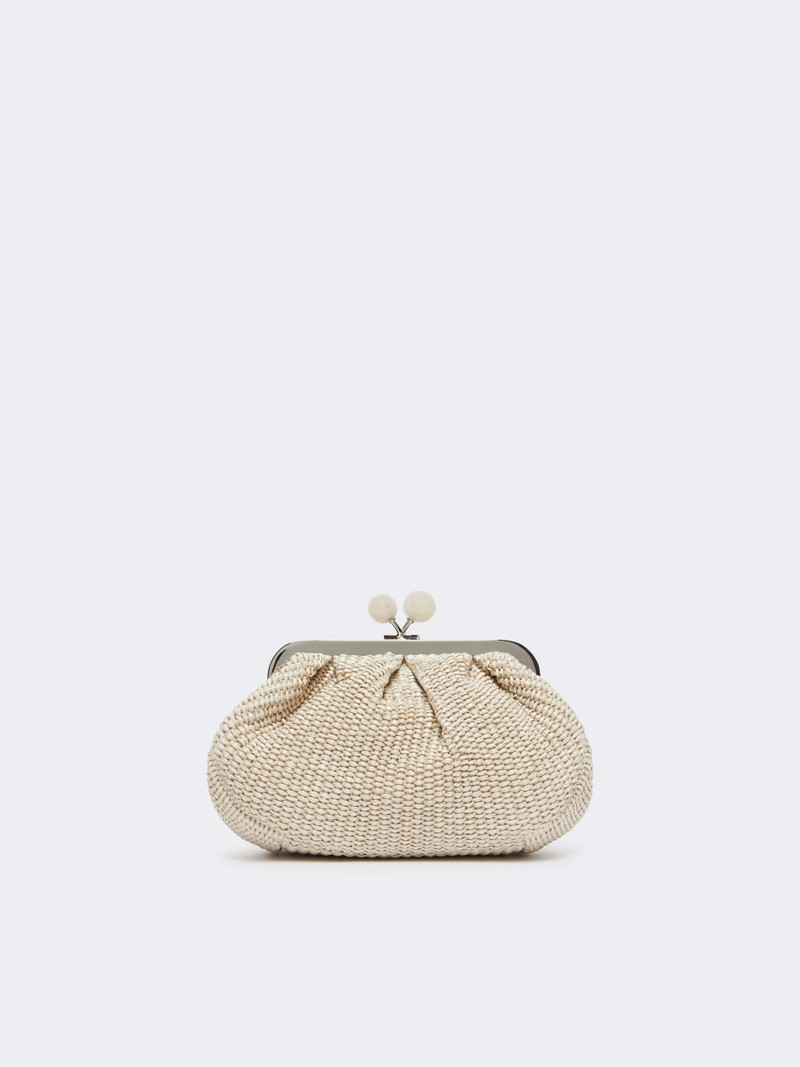 PALMAS Small raffia-effect Pasticcino Bag - TURTLEDOVE 3