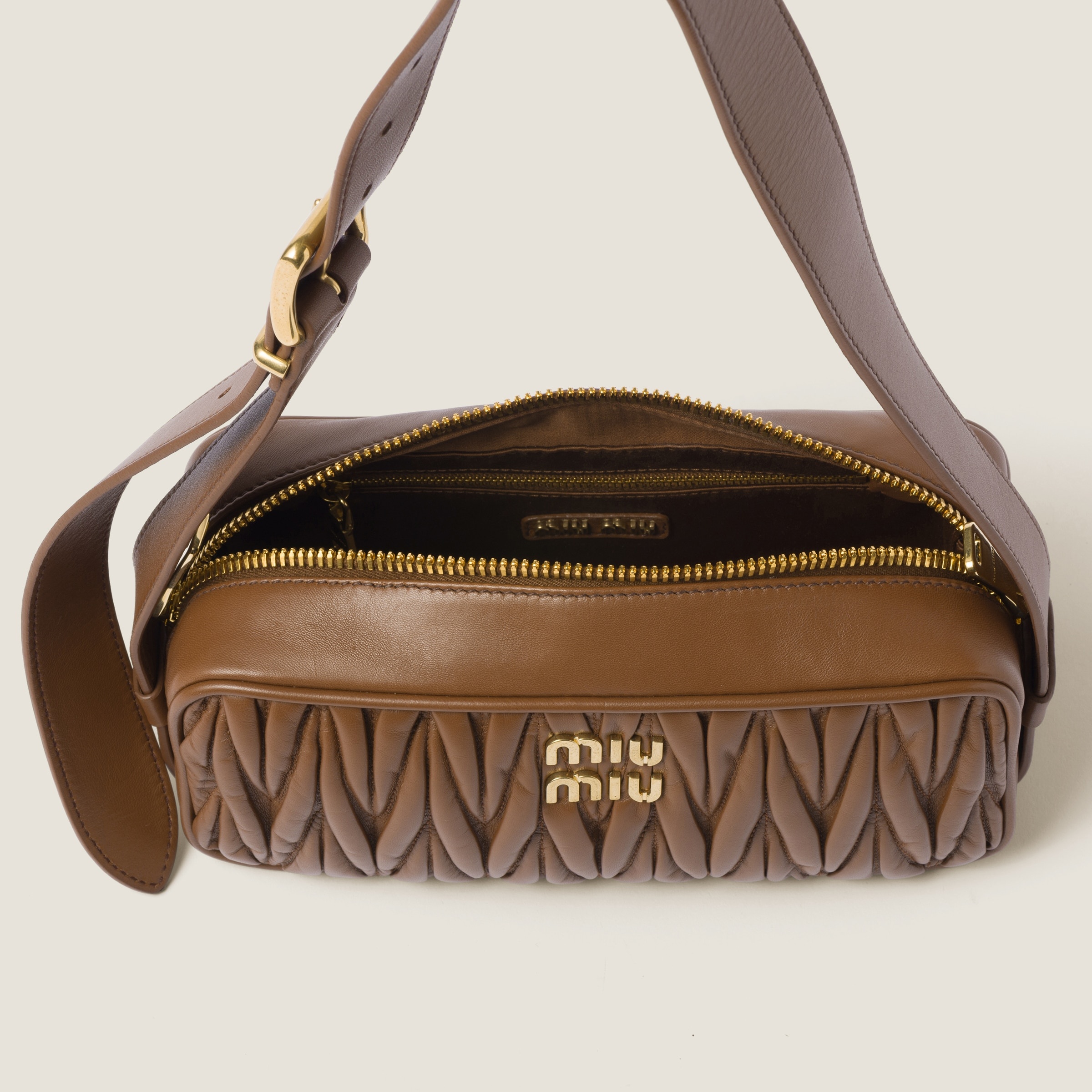 Matelassé nappa leather shoulder bag - 5