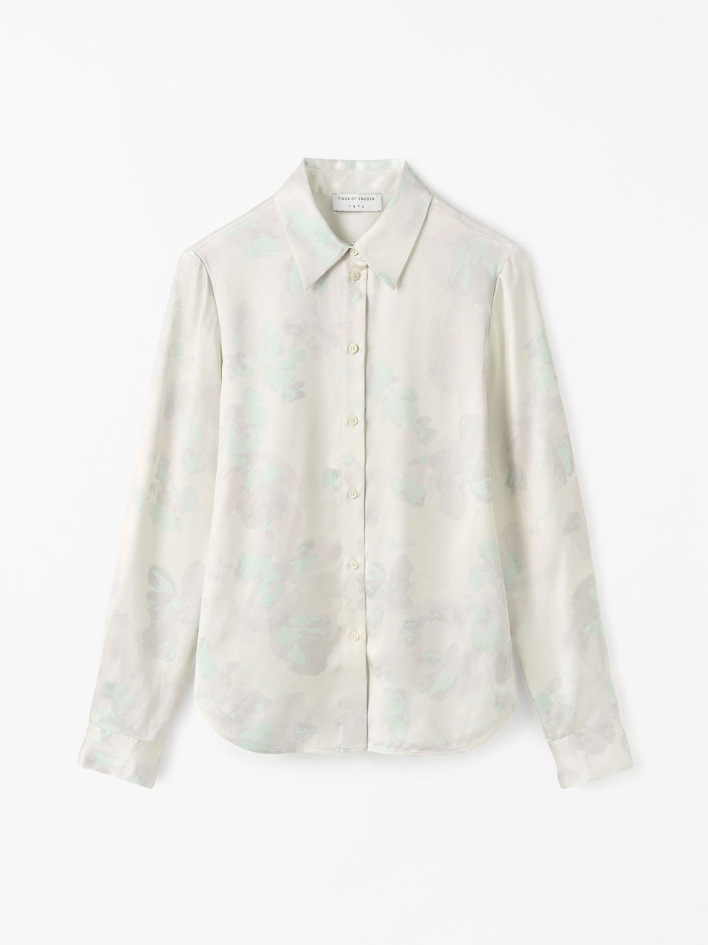 Camilla Floral Satin Blouse 1