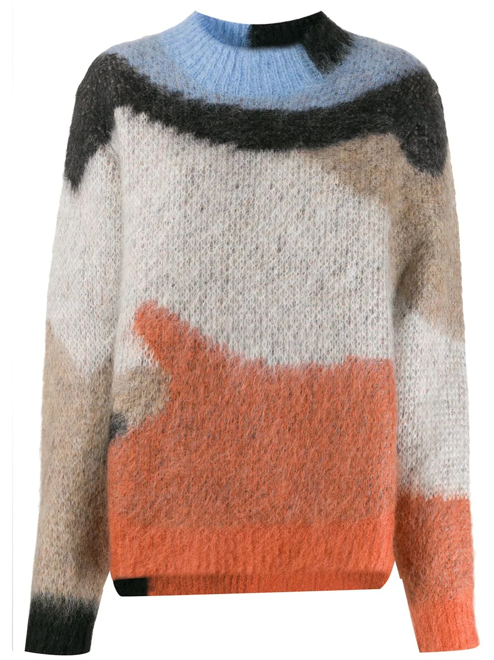 intarsia-knit jumper - 1