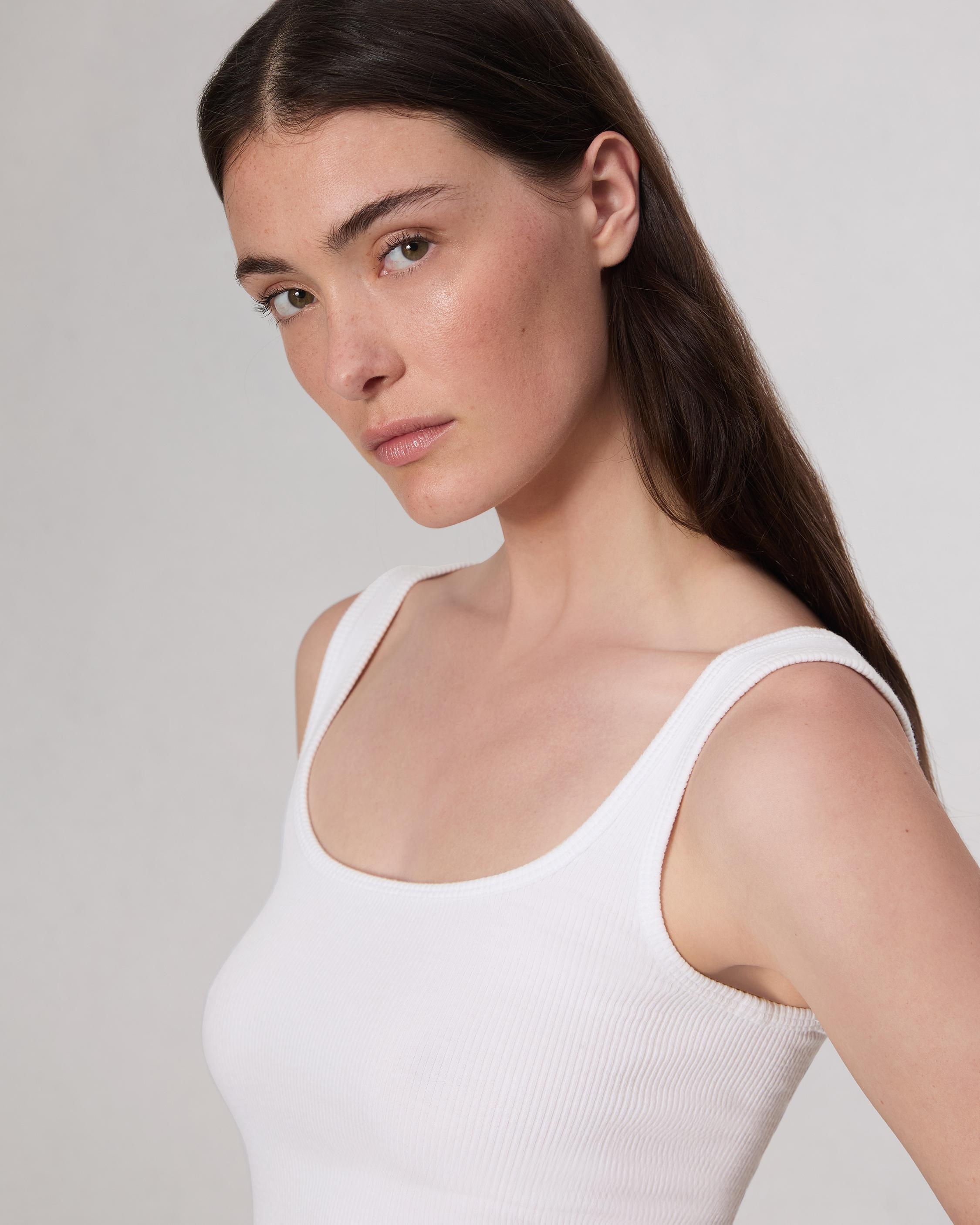 Essential Rib Scoop Tank
Rib Cotton T-Shirt - 6