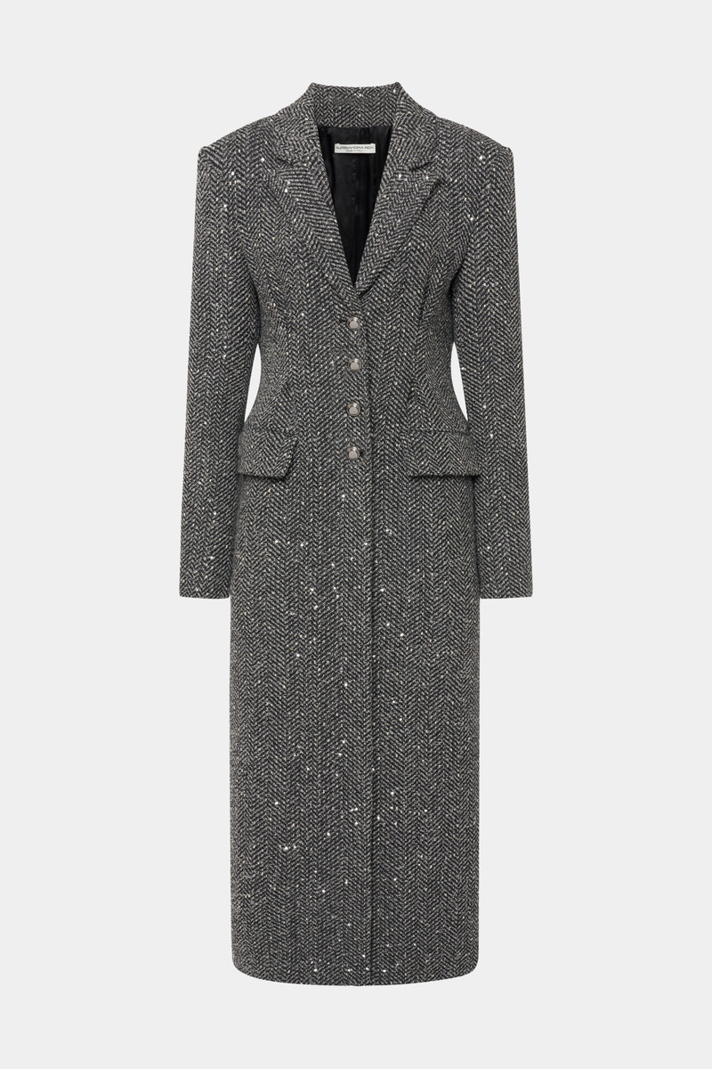 SEQUIN TWEED COAT 1
