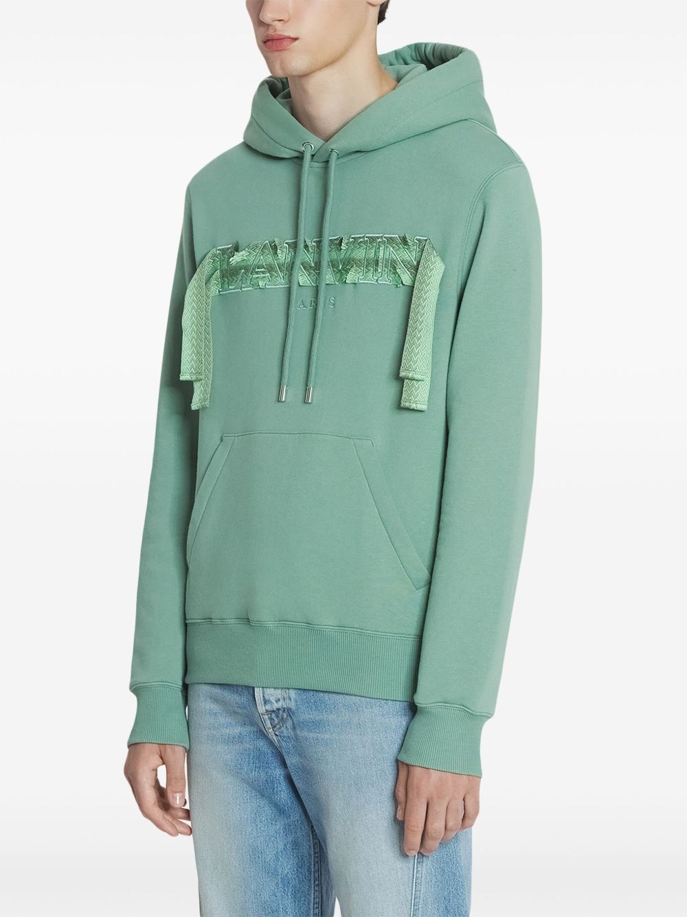 Curb-lace hoodie - 3