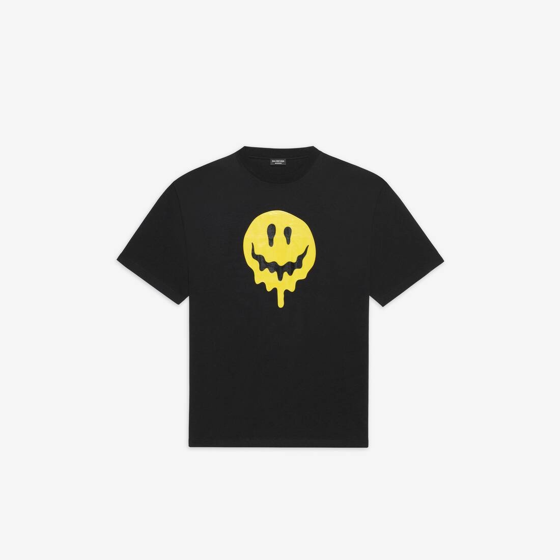 Men's Drip Peace Large Fit T-shirt in Black/yellow/white - 1