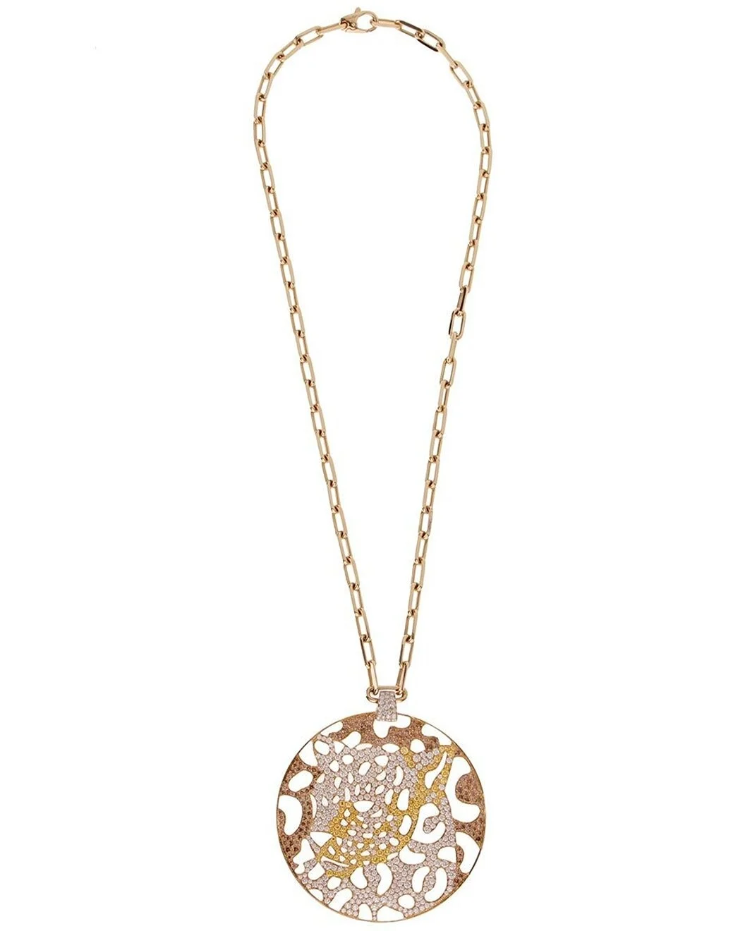 Cartier 18K 16.00 ct. tw. Diamond Panthere Openwork Limited Edition Necklace (Authentic Pre-Loved) - 1