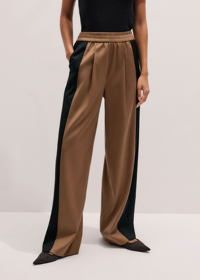 Italian Wool Straight Pull On Pant 1
