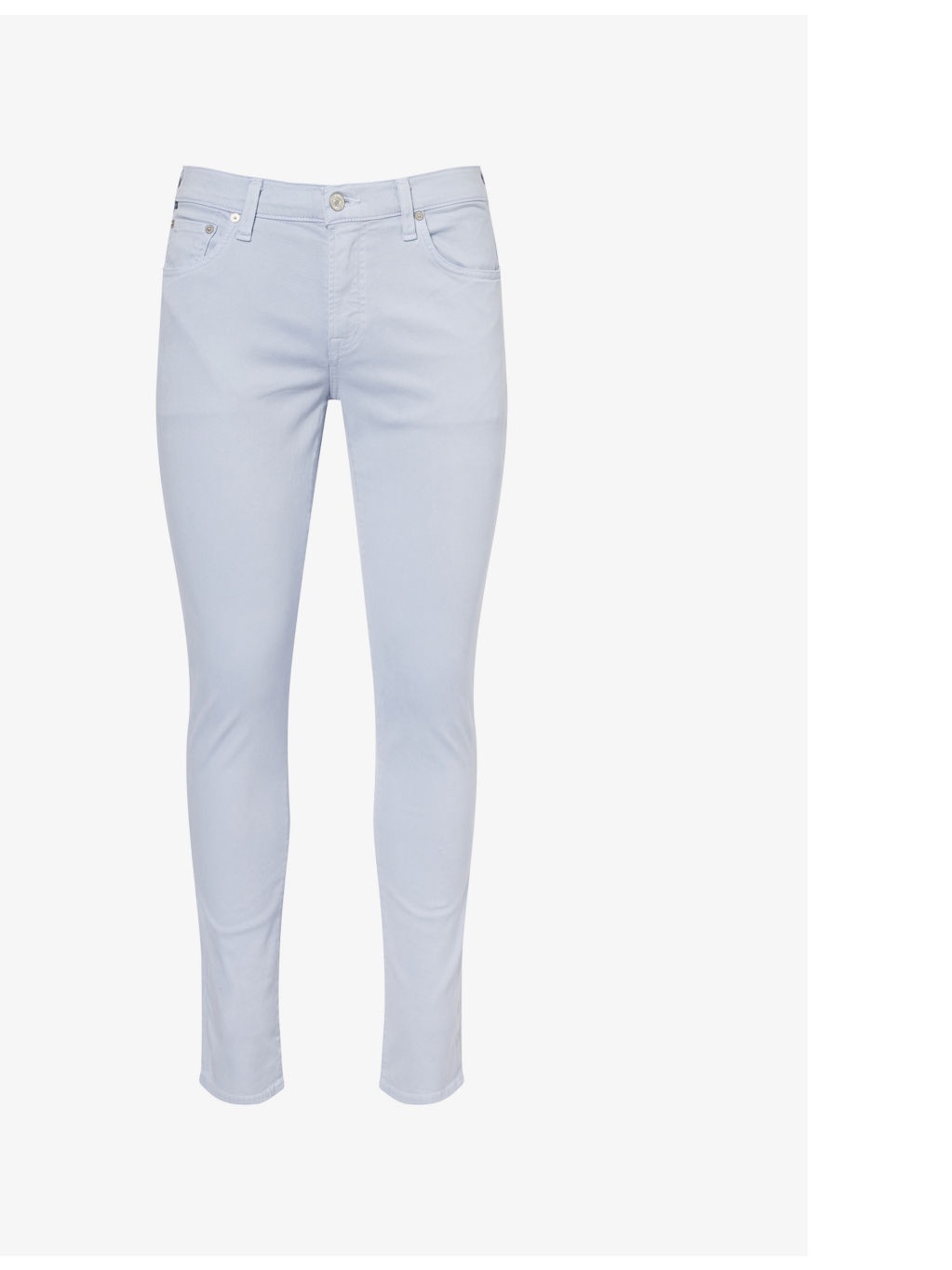 London slip-pocket straight-leg regular-fit cotton-blend trousers - 1