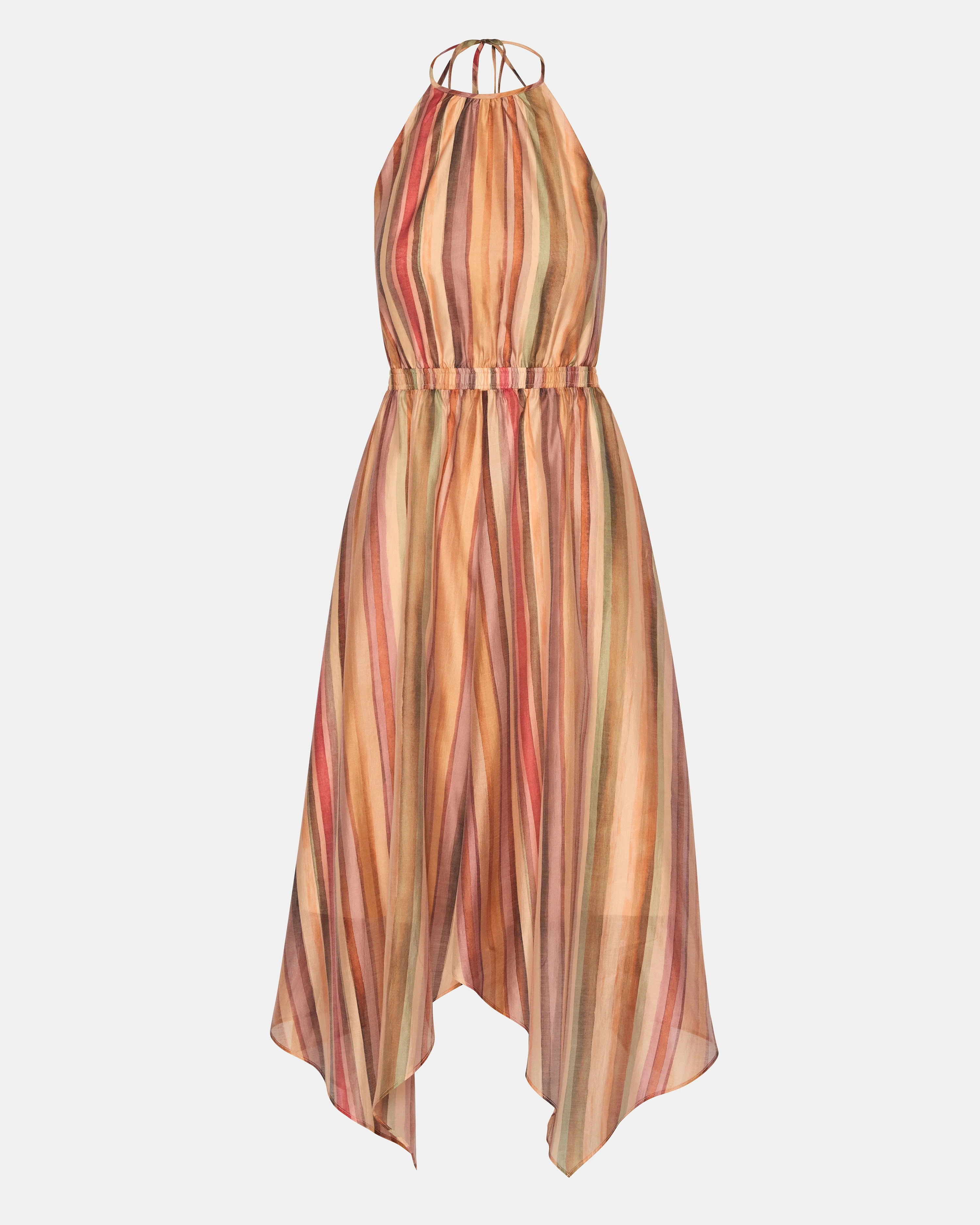 DALINA DRESS STRIPE MULTI - 1