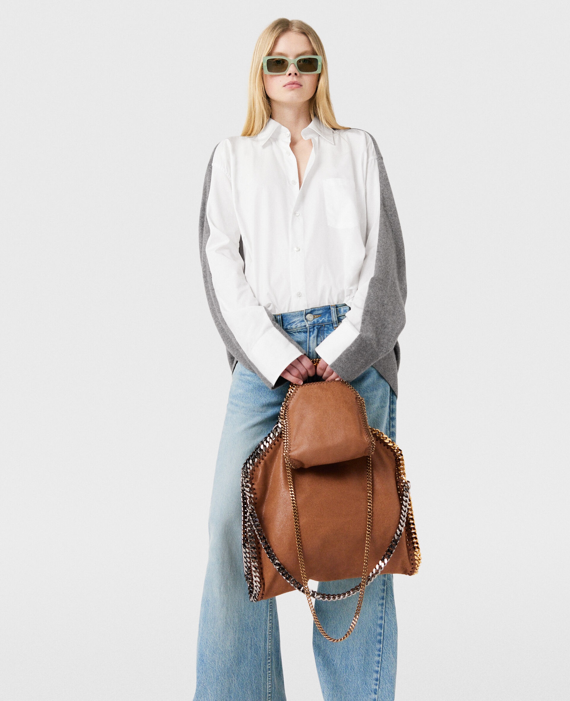 Shirting Details Long Sleeve Sweater - 1