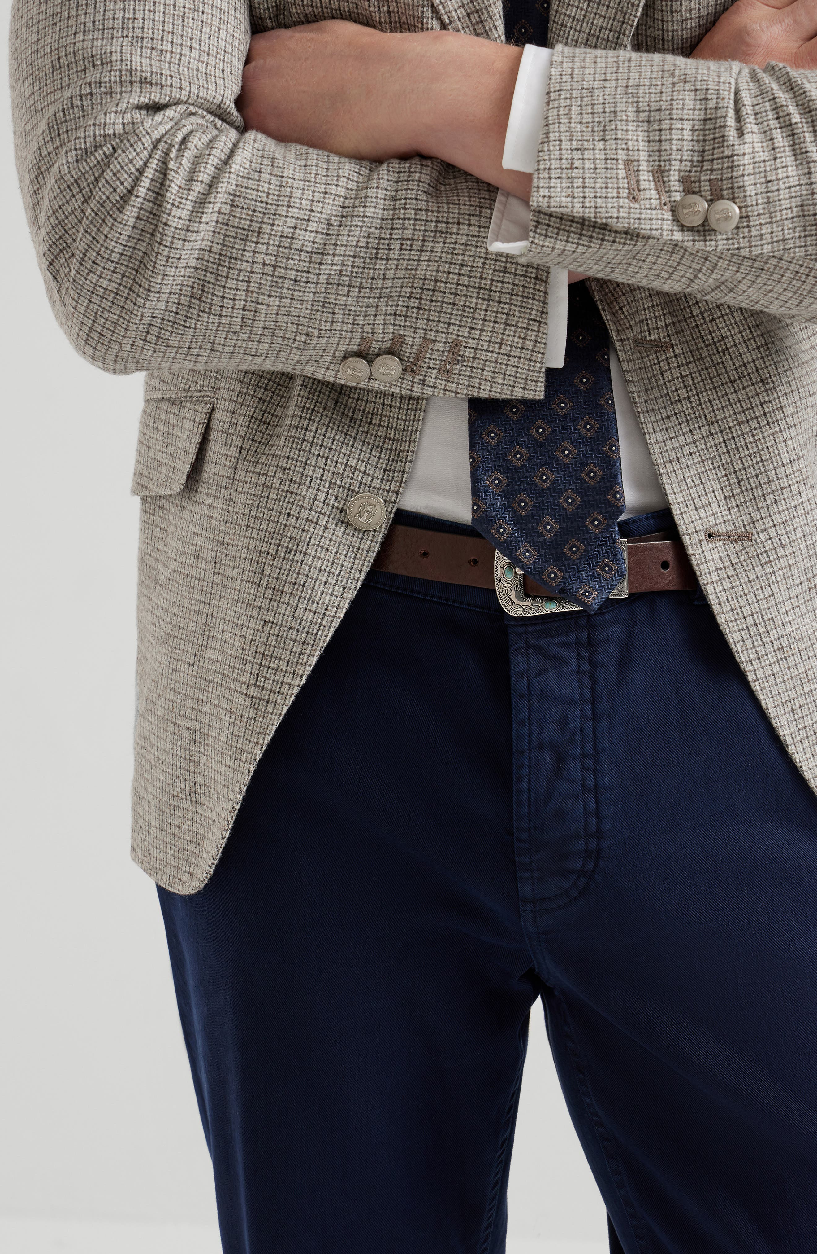 Brunello Cucinelli Comfort denim trousers in Navy Blue at Nordstrom - 4