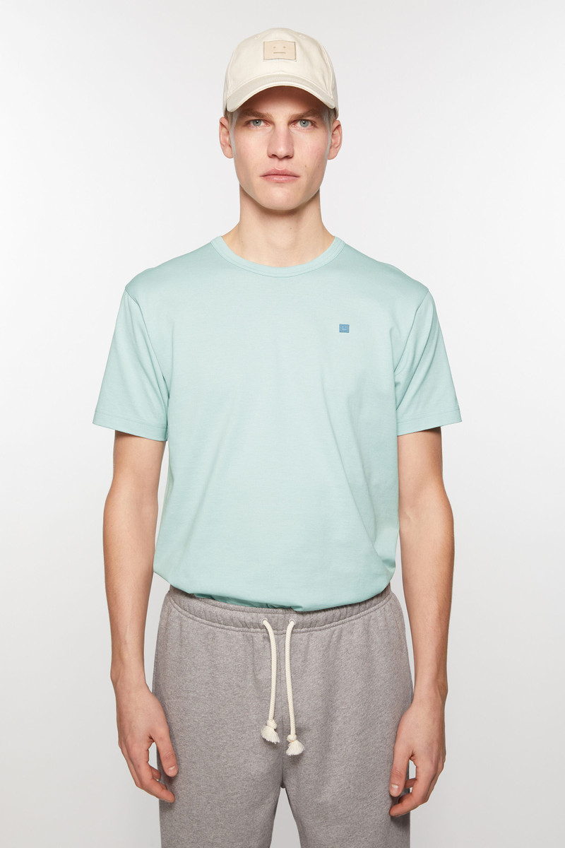 Acne Studios Crew neck t-shirt- Regular fit - Dusty blue outlook