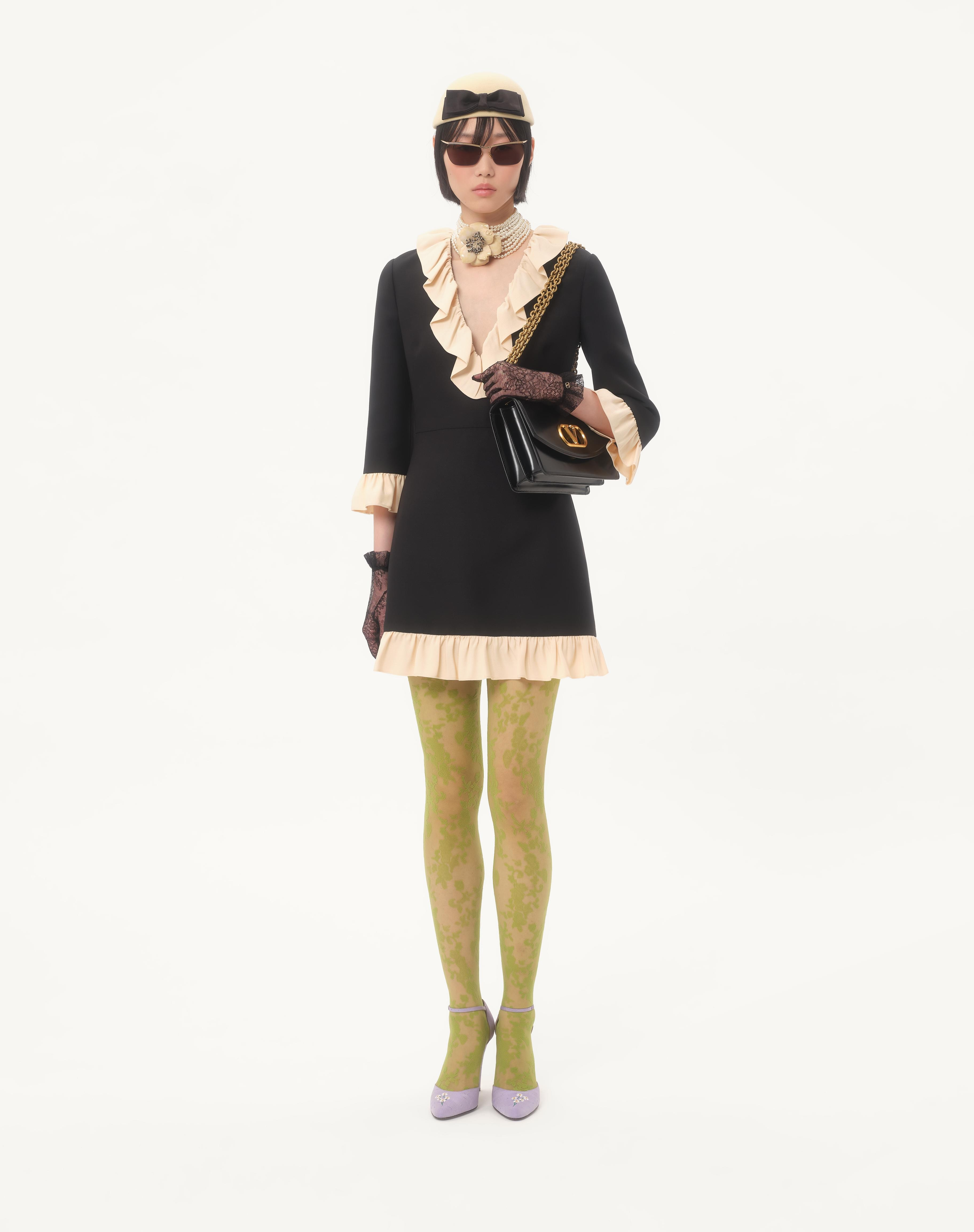 CREPE COUTURE SHORT DRESS - 2