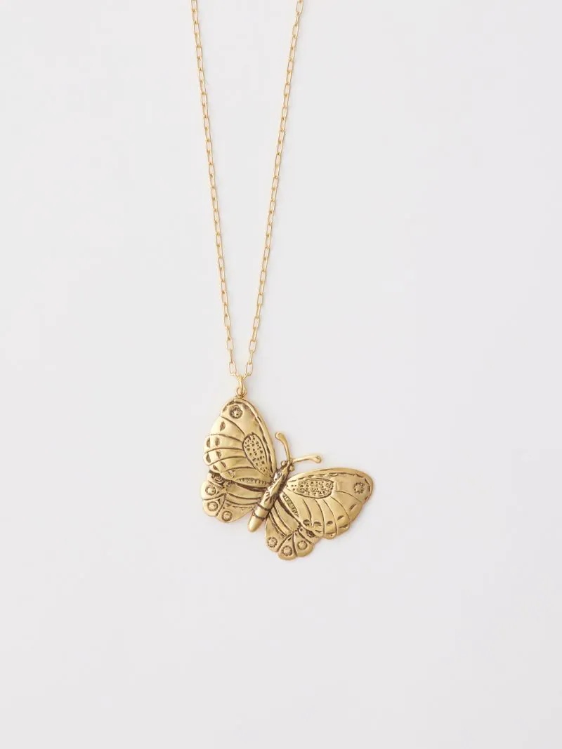 BUTTERFLY CHARM NECKLACE - 1