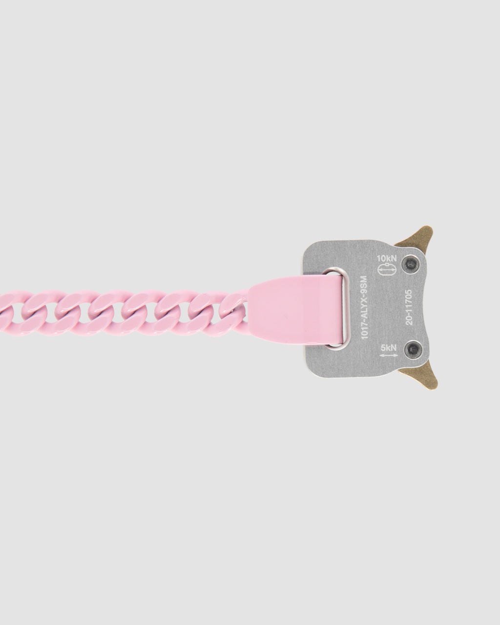 PINK CHAINLINK BUCKLE NECKLACE - 3