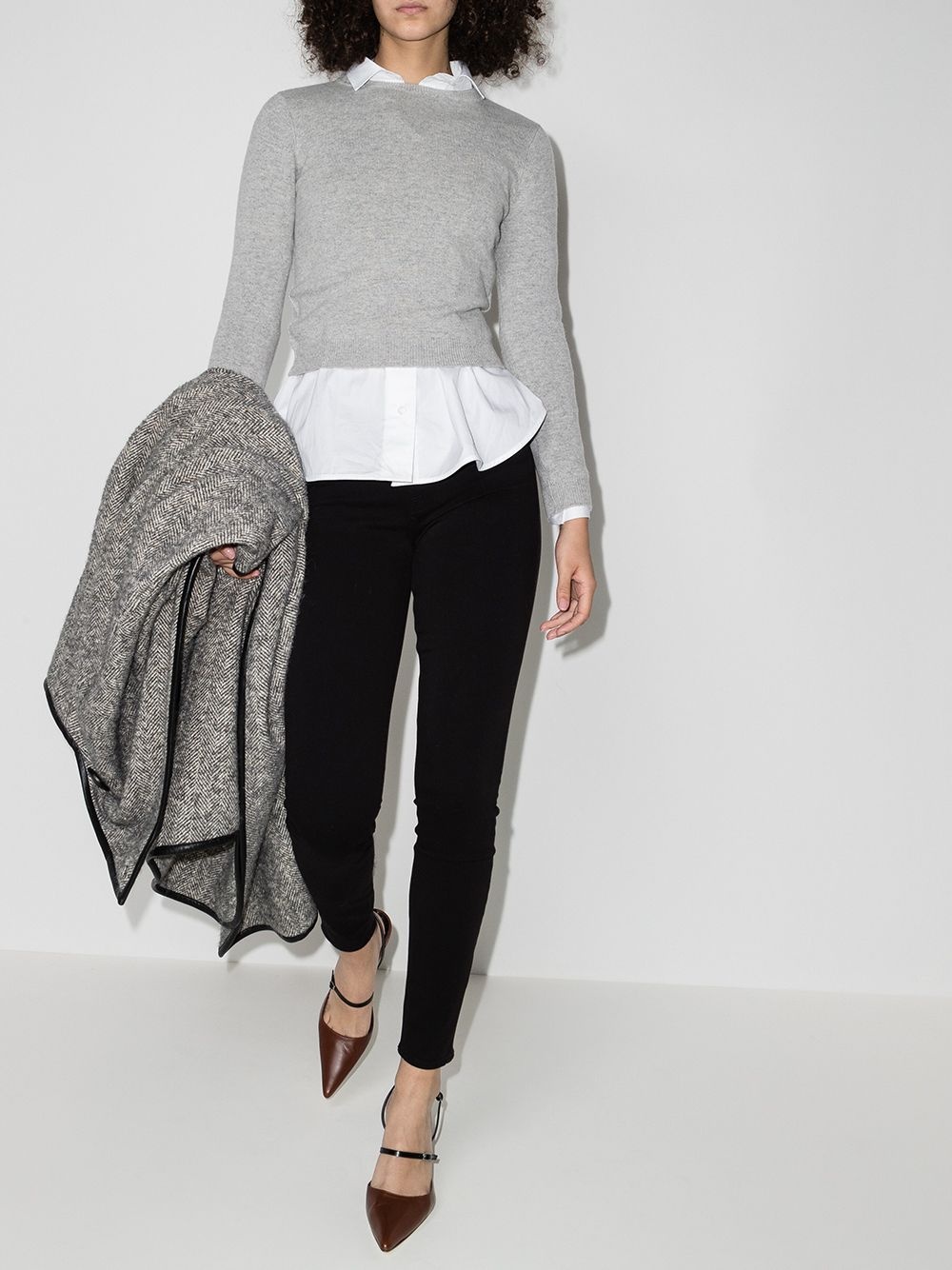 crew-neck cashmere jumper - 4