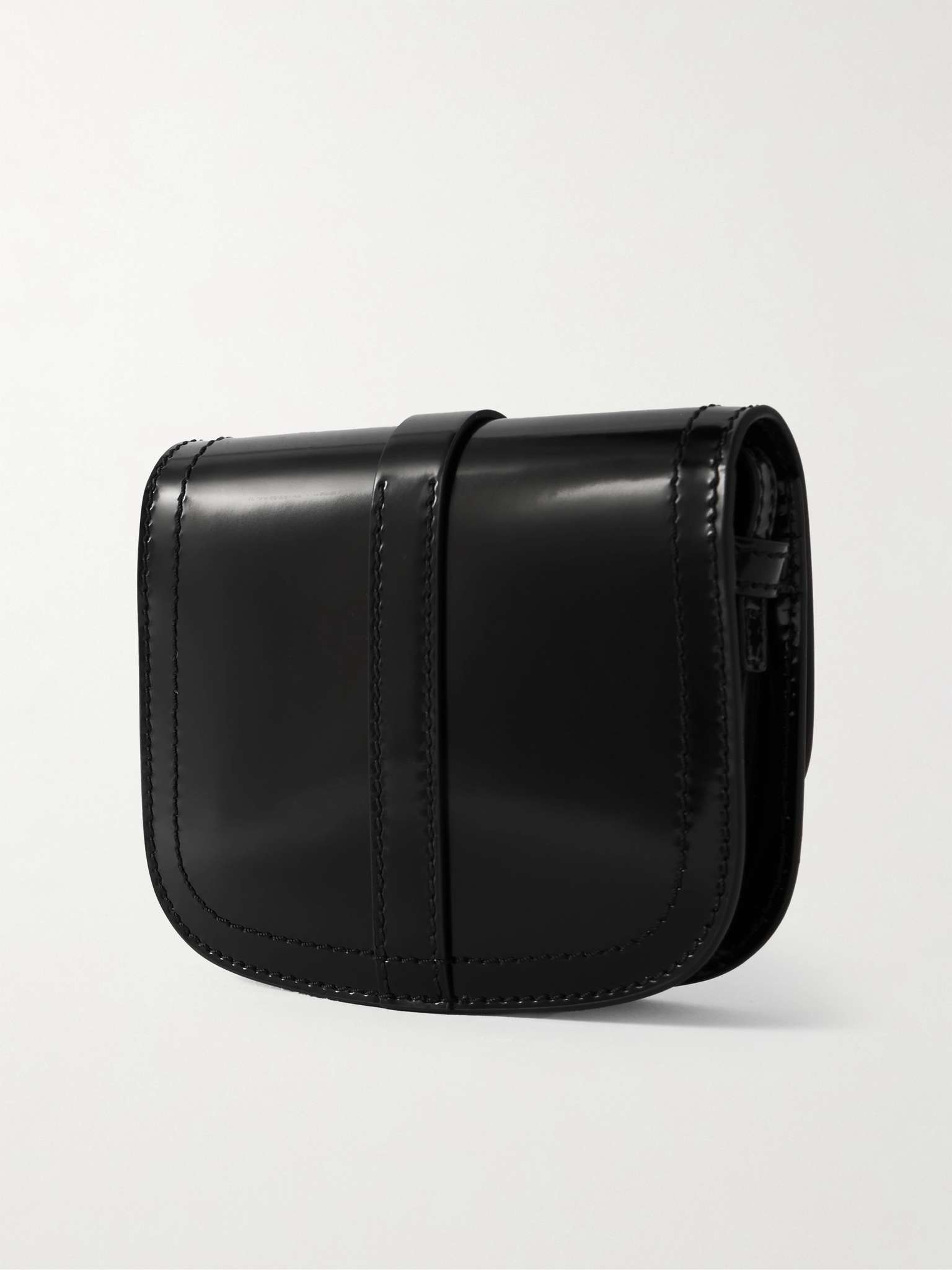 Voyou Patent-Leather Messenger Bag - 4