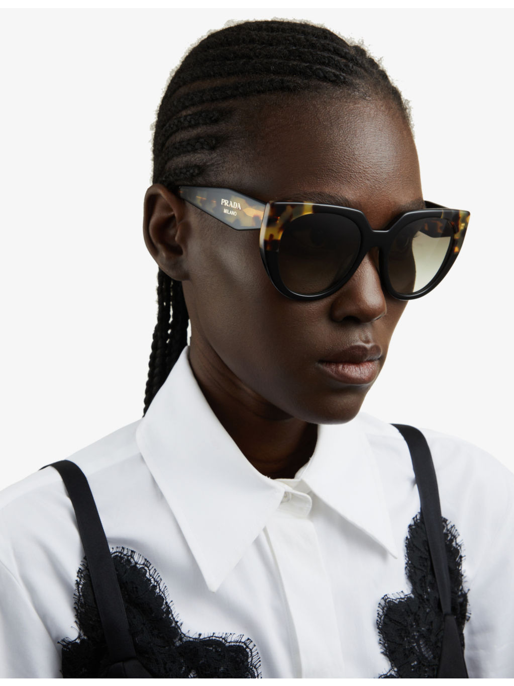 PR14WS cat eye-frame acetate sunglasses - 2