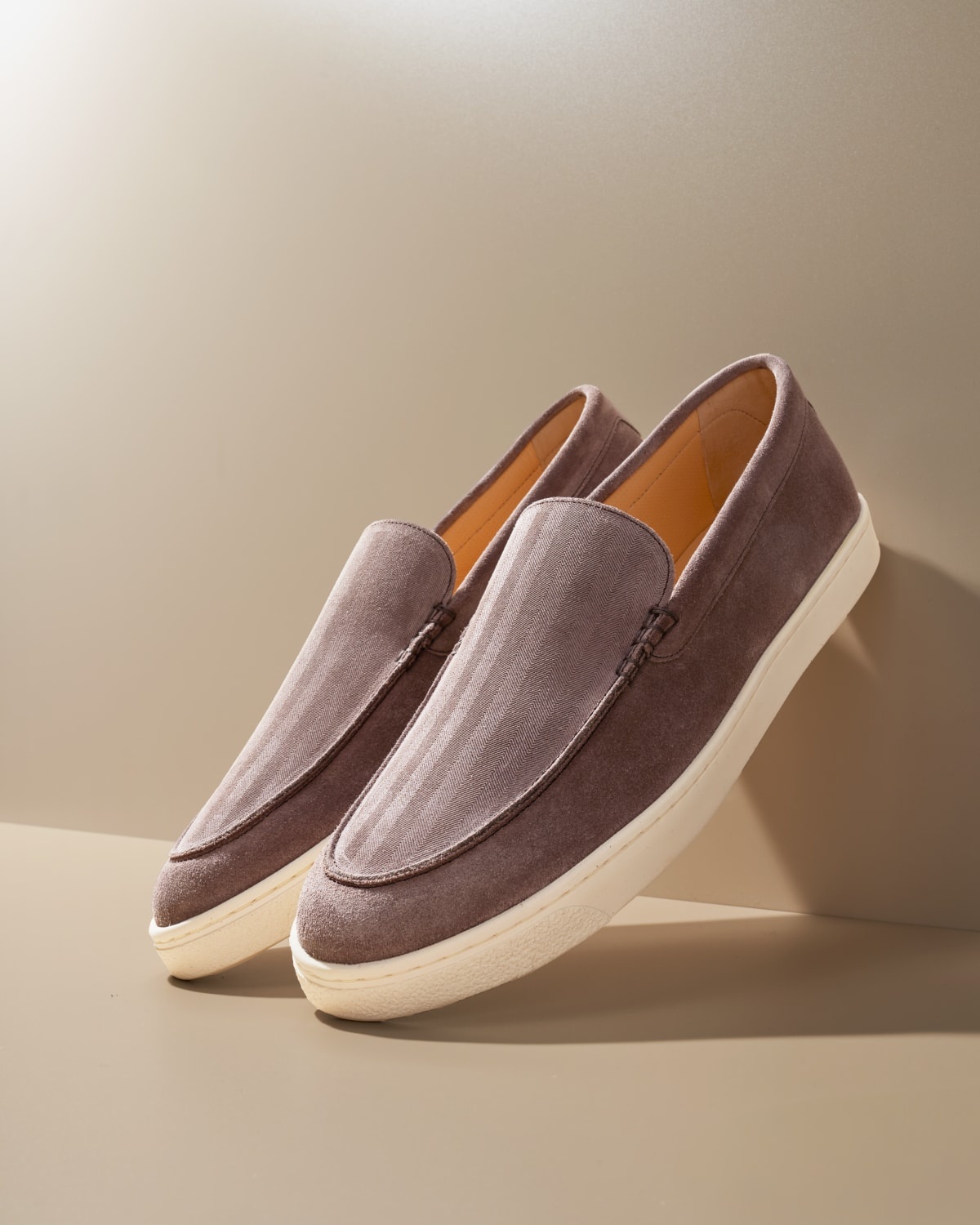 Men's Hybrid Venetian Suede Slip-Ons - 5