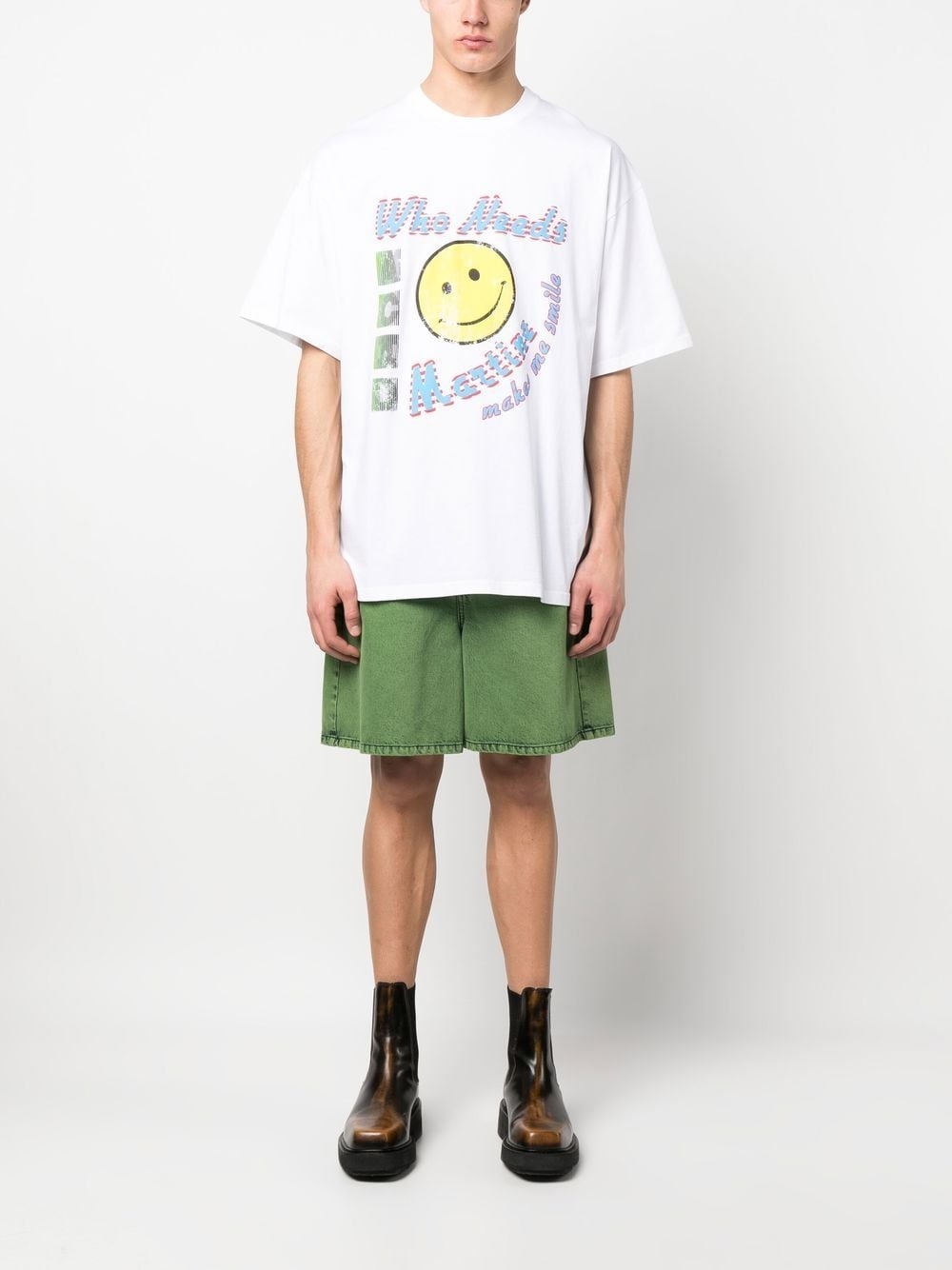 slogan-print cotton T-shirt - 2