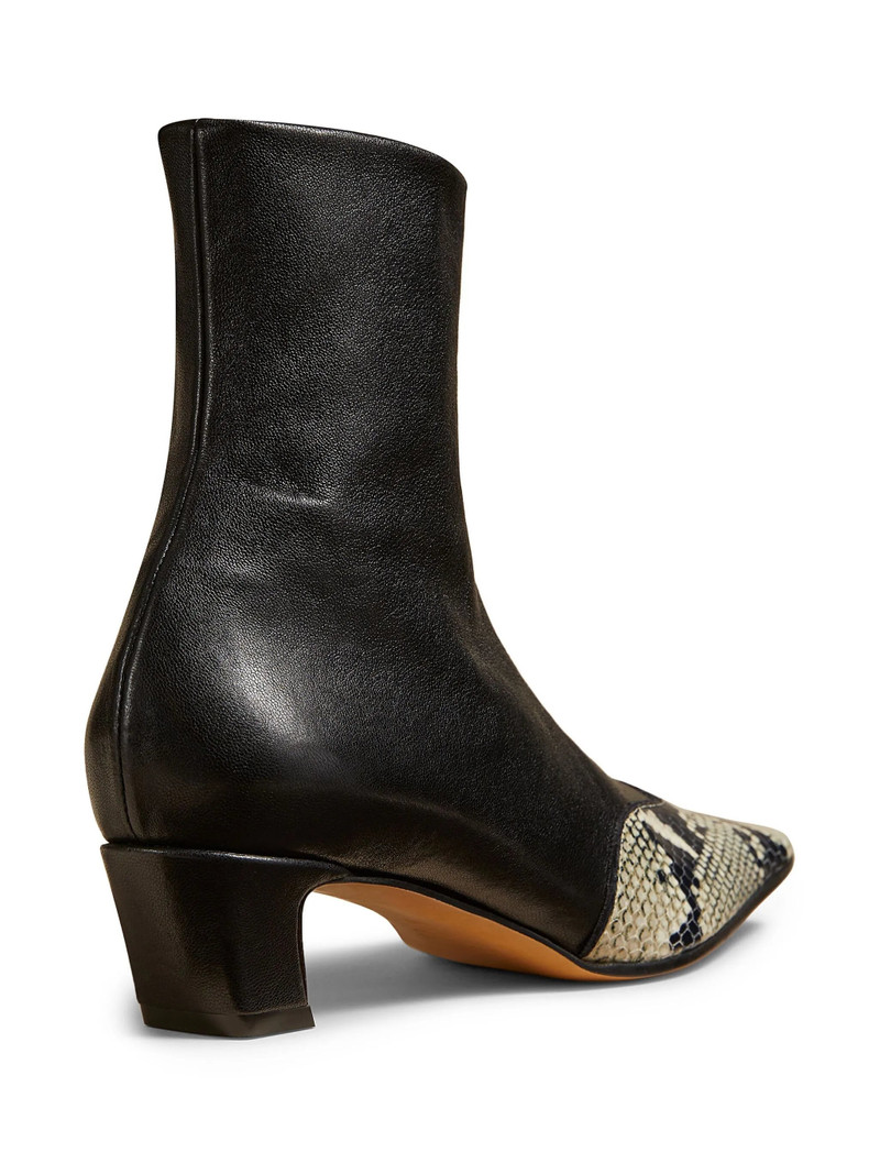 KHAITE Khaite The Neveda Leather Boots outlook