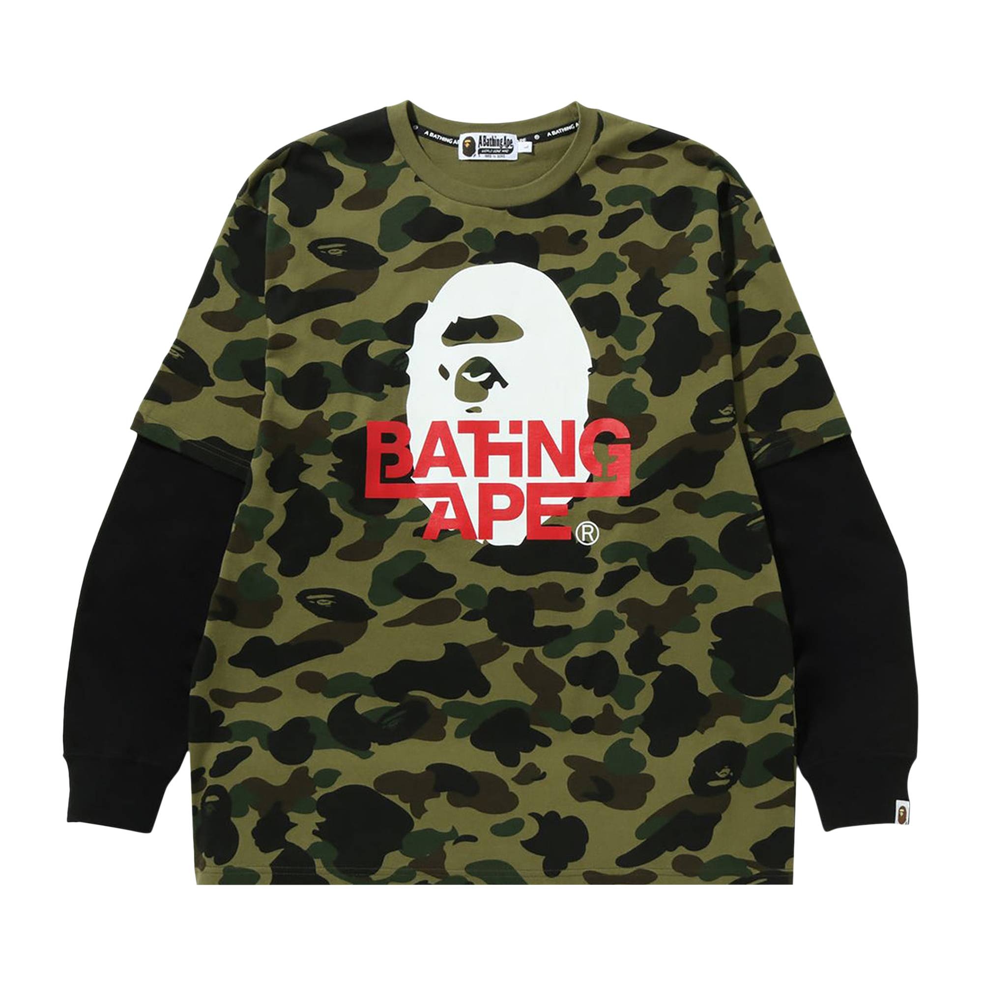 BAPE 1st Camo By Bathing Ape Tee Green