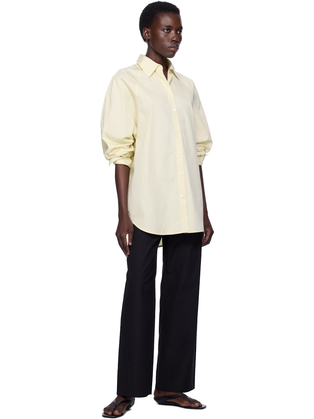 Yellow Raw Raglan Shirt - 5