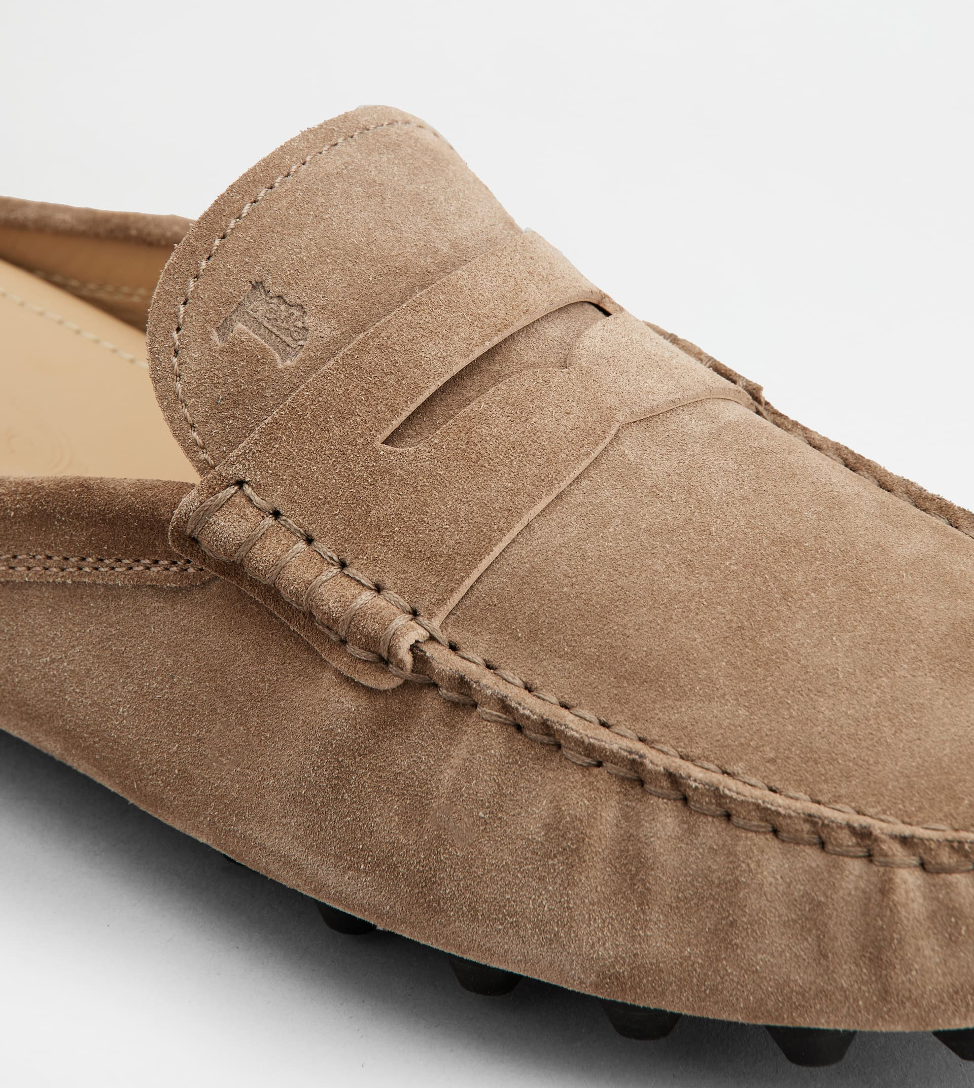 GOMMINO BUBBLE MULES IN SUEDE - BEIGE, BLACK - 4